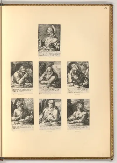 Christus, die zwölf Apostel und Paulus