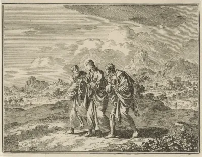 Christus en de Emmaüsgangers