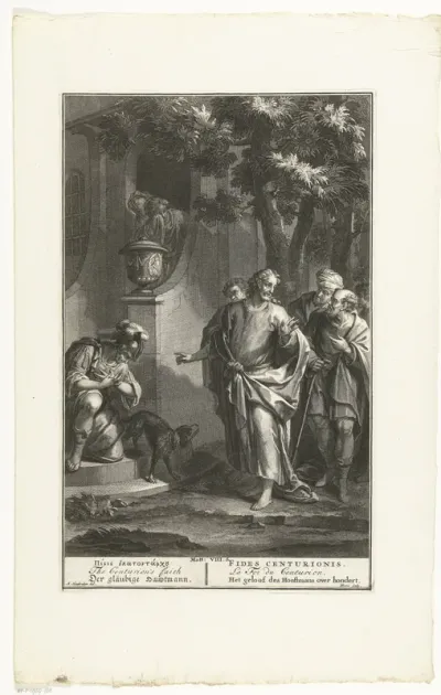 Christus en de hoofdman (centurio) uit Kafarnaüm
