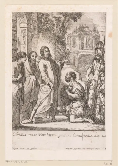 Christus en de hoofdman van Kafarnaüm
