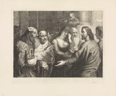 Christus en de overspelige vrouw