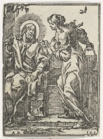 Christus en de Samaritaanse vrouw