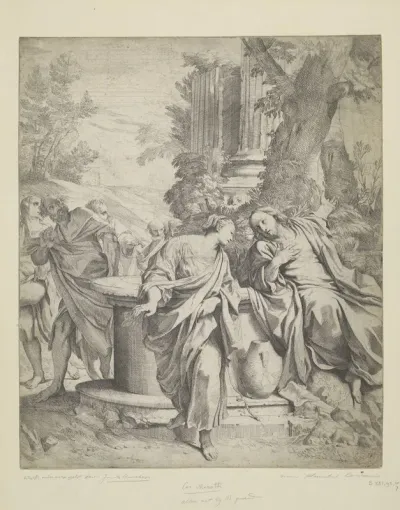 Christus en de Samaritaanse vrouw bij de put