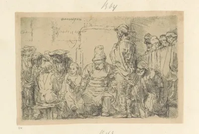 Christus en de schriftgeleerden
