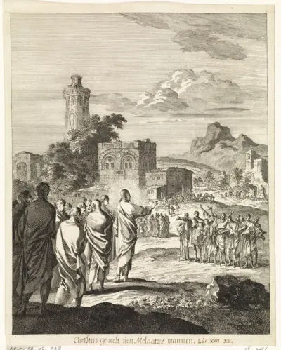 Christus en de tien melaatsen