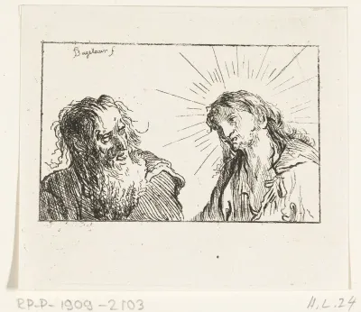 Christus en een apostel