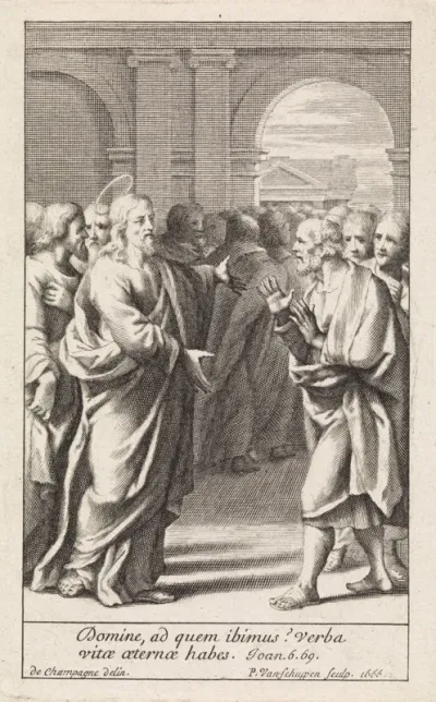 Christus en Petrus