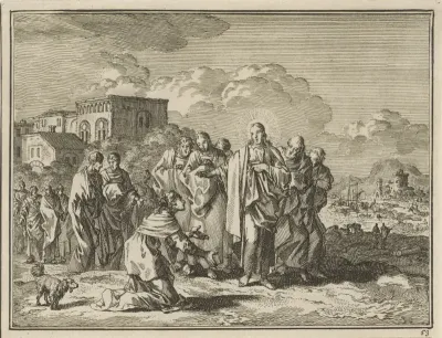 Christus en vrouw van Kanaän