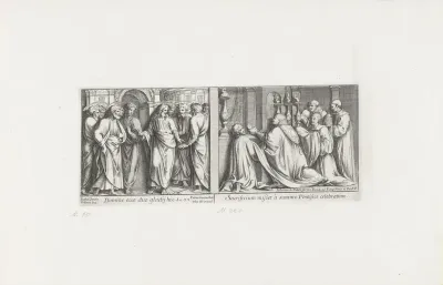Christus en zijn apostelen en de eucharistie