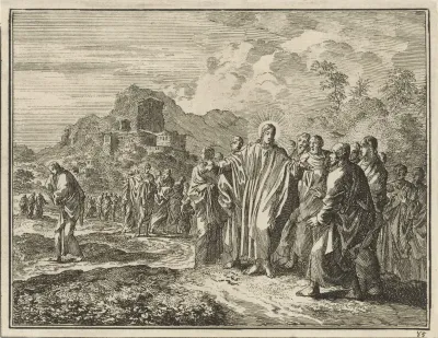 Christus geeft raad aan een rijke jongeling