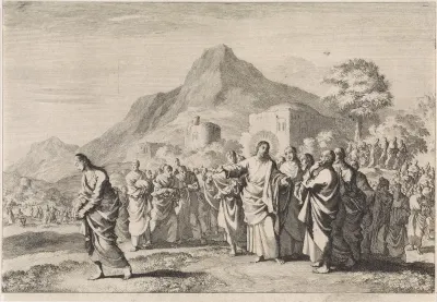 Christus geeft raad aan een rijke jongeling