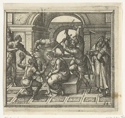 Christus gekroond en geslagen