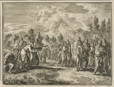 Christus geneest de blinde Bartimeus