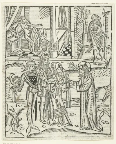 Christus geneest de knecht van de centurio van Kafarnaüm