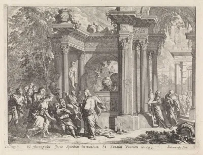Christus geneest een bezeten jongen
