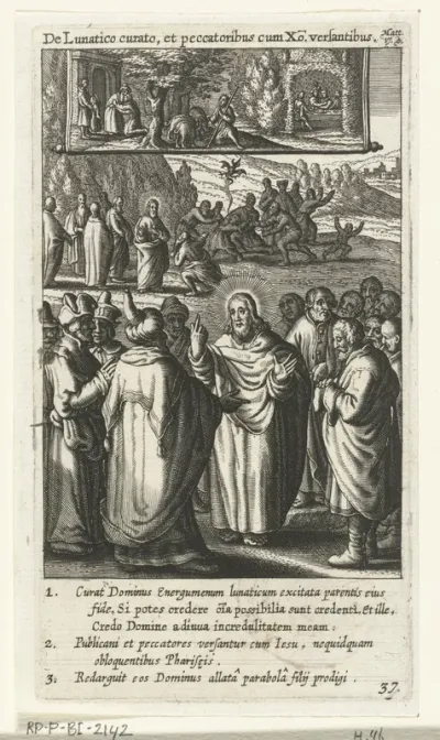 Christus geneest een bezeten jongen