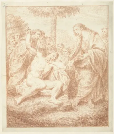 Christus geneest een bezetene