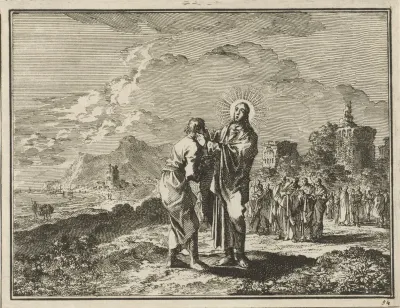 Christus geneest een dove man die gebrekkig sprak