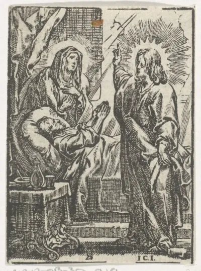 Christus geneest een zieke