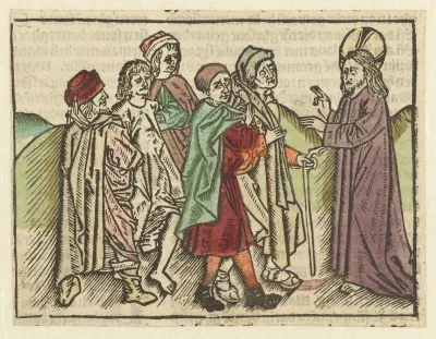 Christus geneest twee blinden en een bezetene