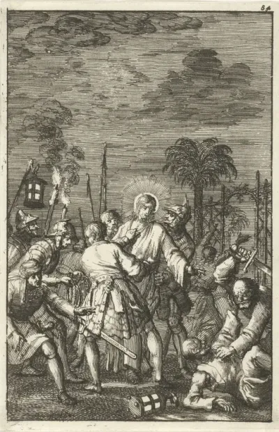 Christus gevangengenomen in de hof van Gethsemane