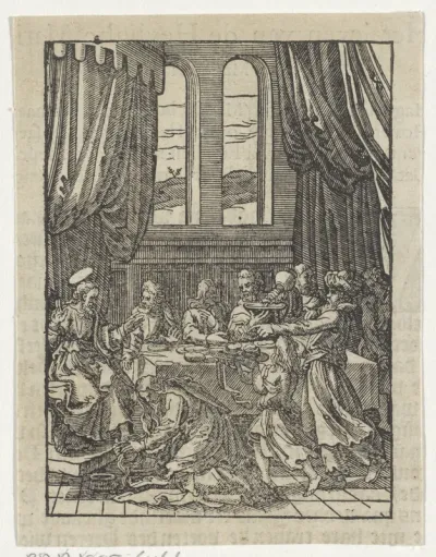 Christus gezalfd door Maria Magdalena