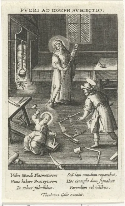 Christus helpt Jozef