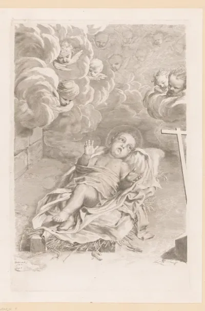 Christus in de kribbe