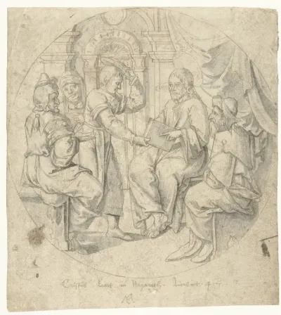 Christus in de synagoge te Nazareth