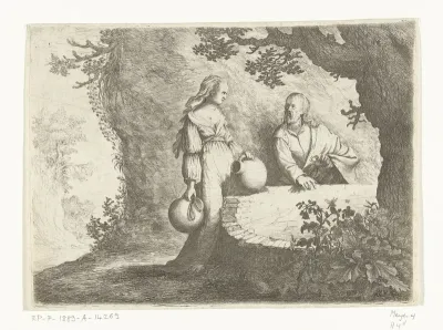 Christus in gesprek met de Samaritaanse vrouw