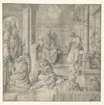 Christus in het huis van Marta en Maria