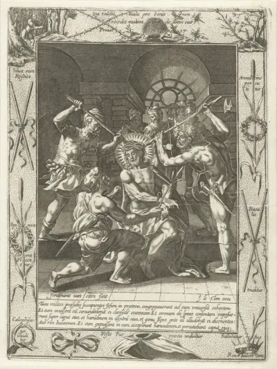 Christus in het huis van Pilatus bespot