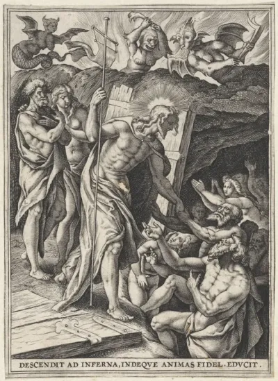 Christus in het voorgeborchte