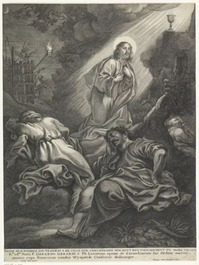 Christus in hof van Getsemane