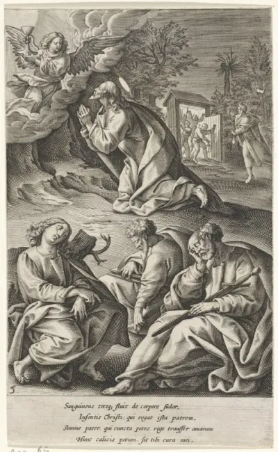 Christus in hof van Getsemane