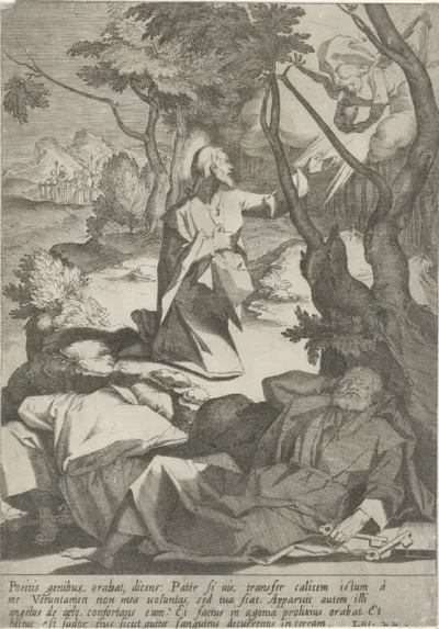 Christus in hof van Getsemane