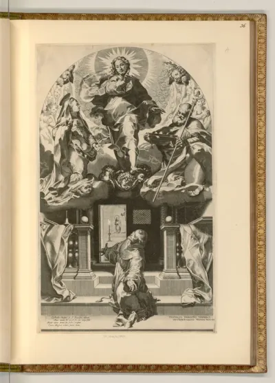 Christus, Maria und der hl. Franziskus von Assisi