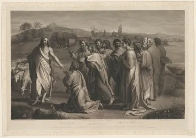 Christus met de discipelen