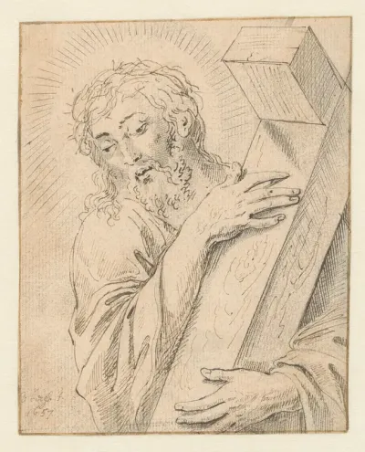 Christus met de doornenkroon en het kruis