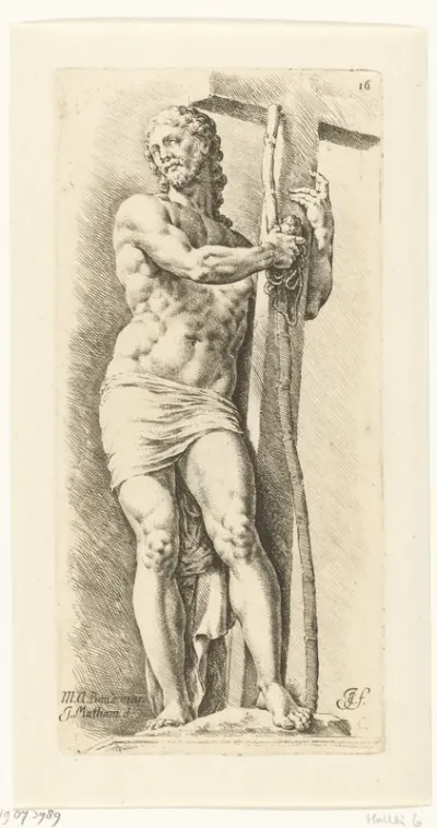 Christus met kruis en andere passiewerktuigen
