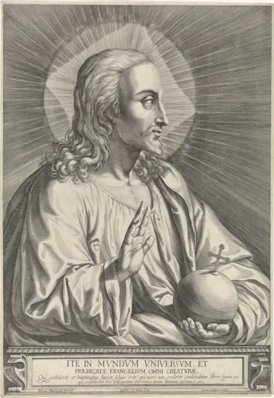 Christus met rijksappel