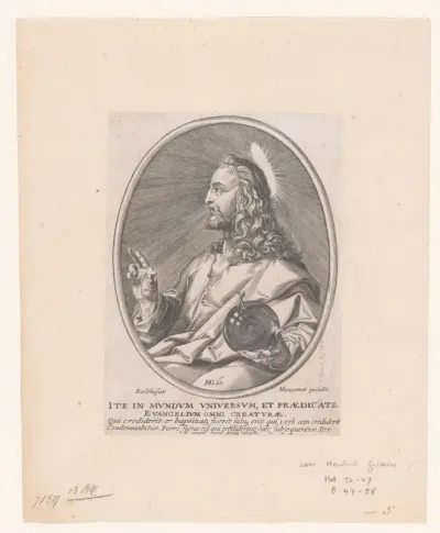 Christus met wereldbol