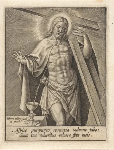 Christus met zijn kruis