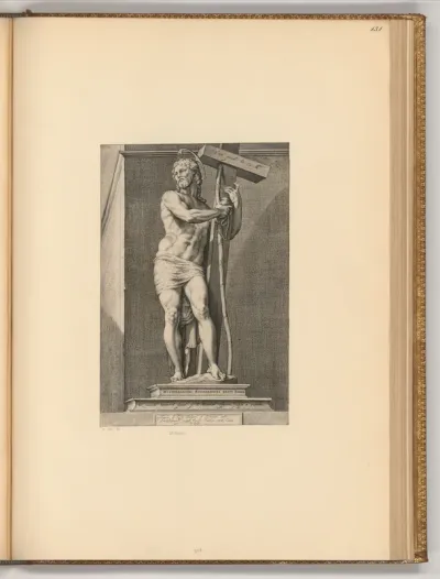 Christus mit dem Kreuz, stehend