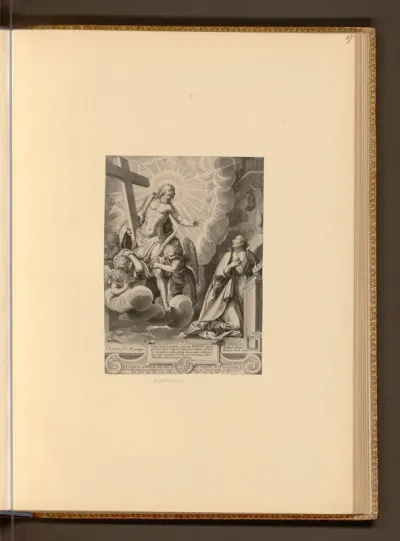 Christus mit dem Kreuz und dem Jesuit Ledesma