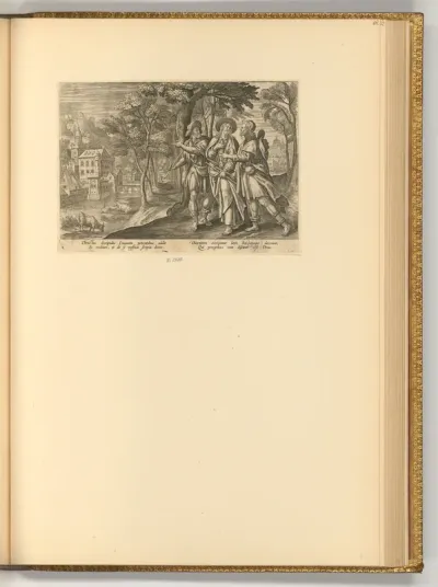 Christus mit den Jüngern von Emmaus