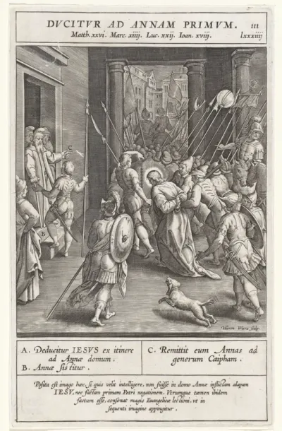 Christus naar Annas gebracht