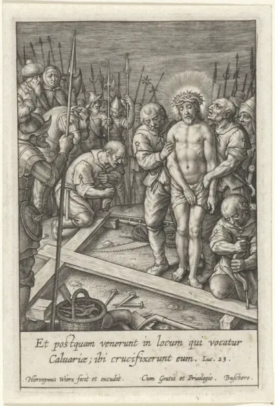 Christus naast het kruis
