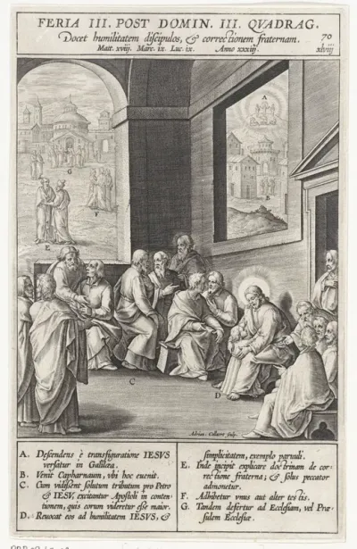 Christus onderricht zijn leerlingen