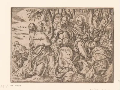 Christus onderwijst zijn discipelen